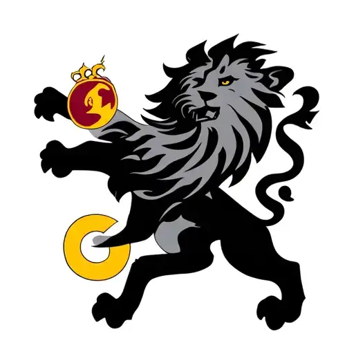 Galatasaray Logo With A Lion