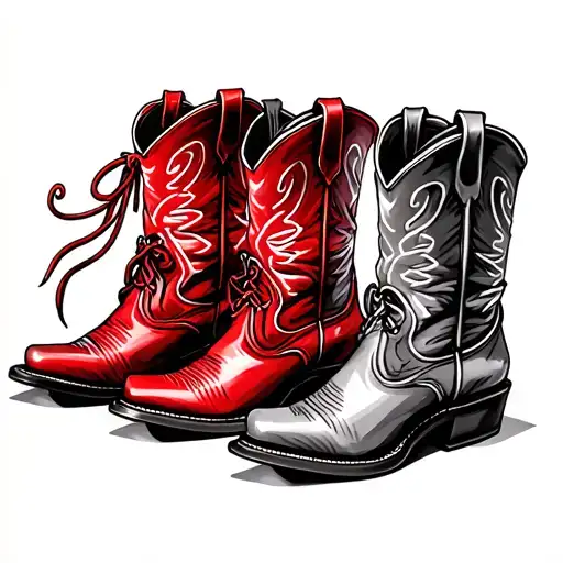 Red Cowboy Boots