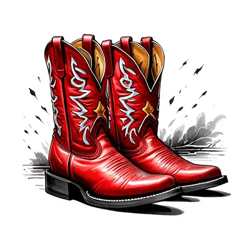 Red Cowboy Boots