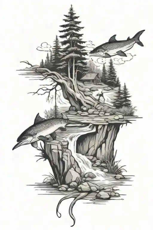 Outdoor Scene Featuring A River