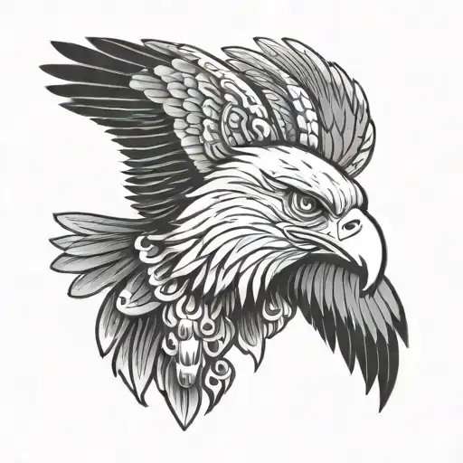Eagle Mexican Flag