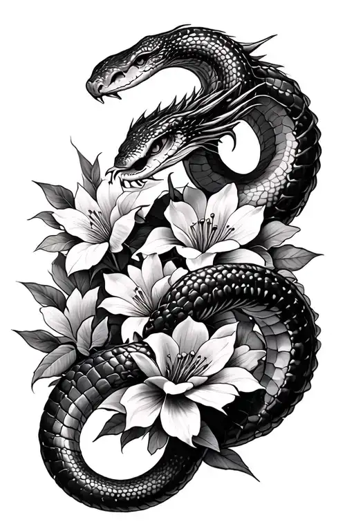 Viper & Flowers