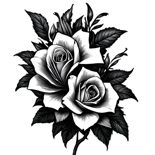 Lillies And Roses