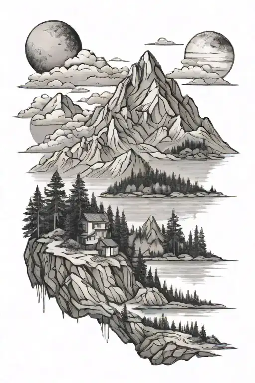 Small Mountain Landscape