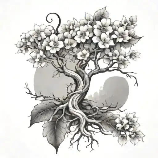 Feminine Tree Intertwined