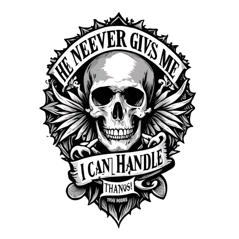 Sobriety With Phrase He Never Gives Me More Than I Can Handle