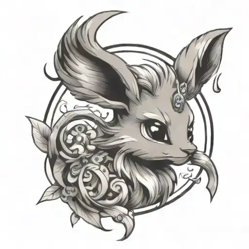 Eevee Pokemon Turned Into Aries Ram