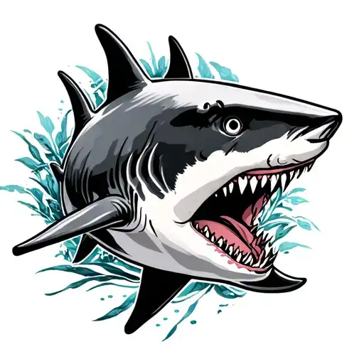 Memorial Tattoo Shark