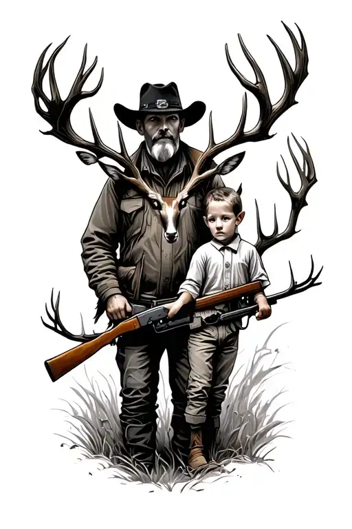 Father Son Hunting