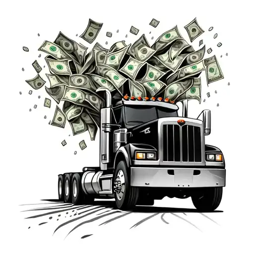 Cdl Truck Money Raining