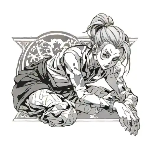 Hisoka Hunter X Hunter Girl Sitting