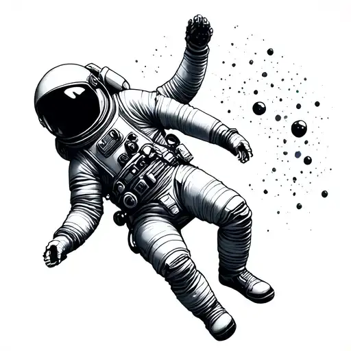 Astronaut Falling