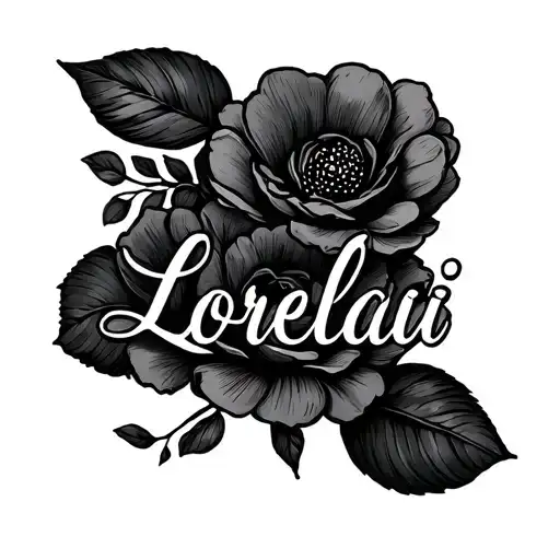 Lorelai Name Cursive