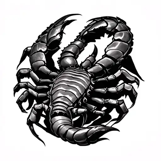 Scorpio Locked In Battle