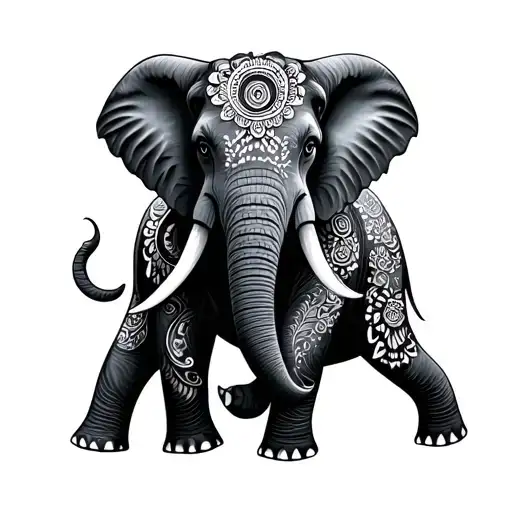 Mandala Elephant