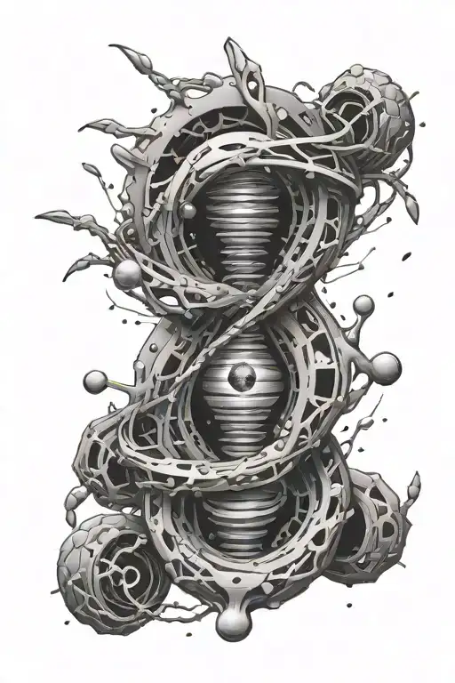 Black Hole Dna Helix