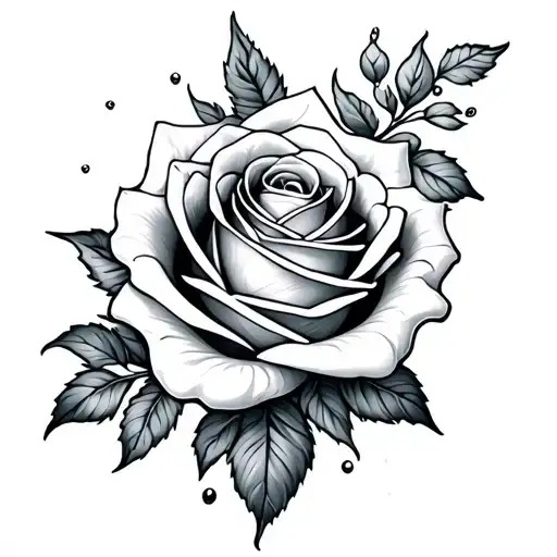 Rose And Water Waves