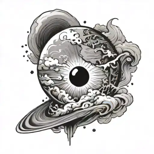 Earth And Black Hole