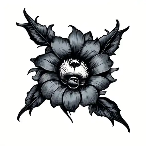 Small Tattoo Symbolizing Bravery And Love