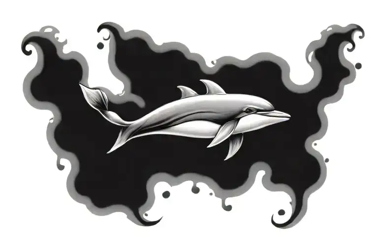 Dolphin Armband Tattoo Featuring