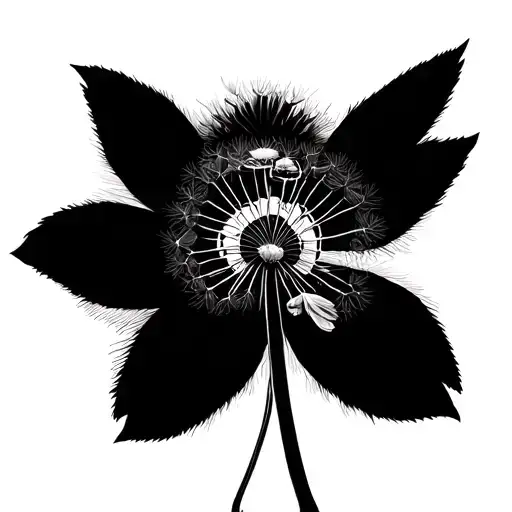 Dandelion And Dragonfly