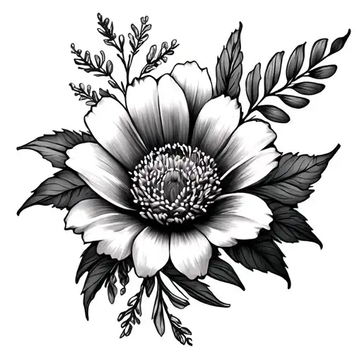 December And August Birth Flower