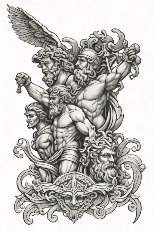 Greek Gods Representing Strength And Power