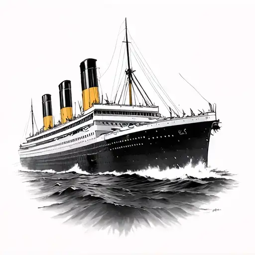 Sleeve Including Formula 1 And The Rms Titanic