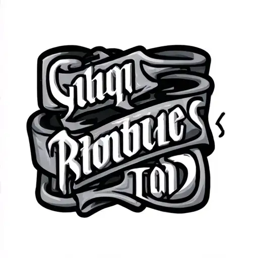 Wrist Band With Lettering