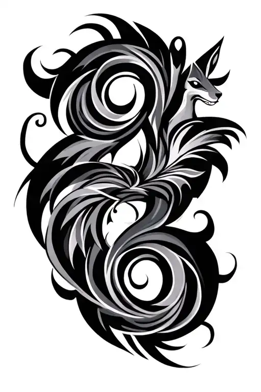 Pictish Swirl With Animals