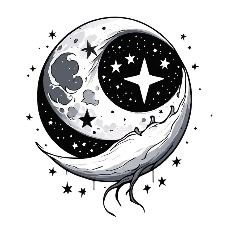 Moon And Stars