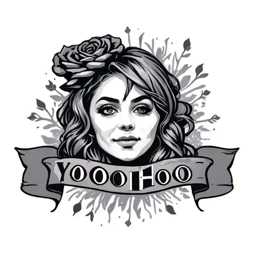 Memorial Tattoo That Says Yoohoo