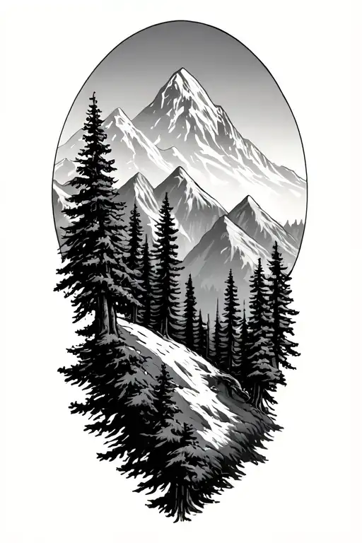 Outdoors Mountains Trees