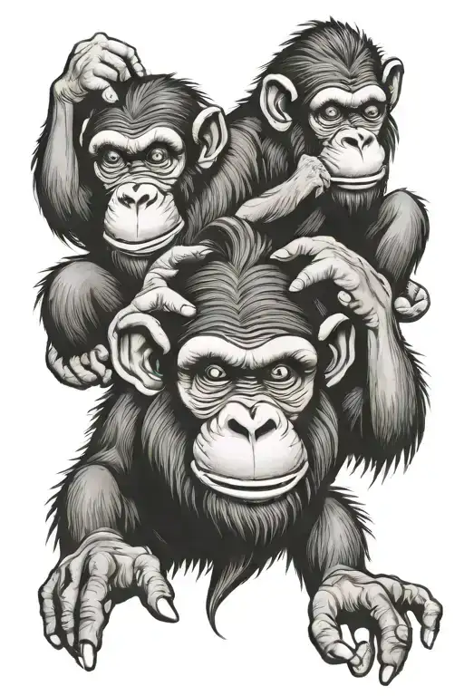 Three Wise Monkeys