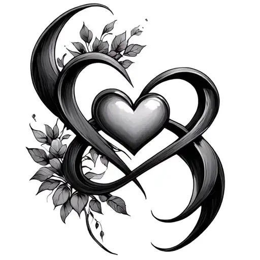 Infinity Symbol With A Heart