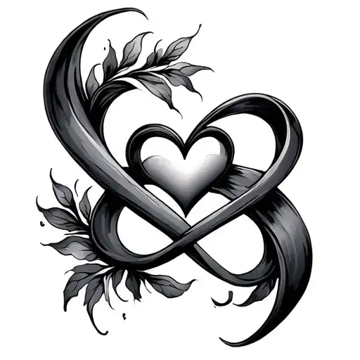 Infinity Symbol With A Heart