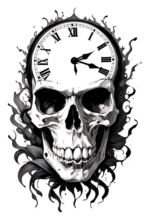 Dead Head With Clock