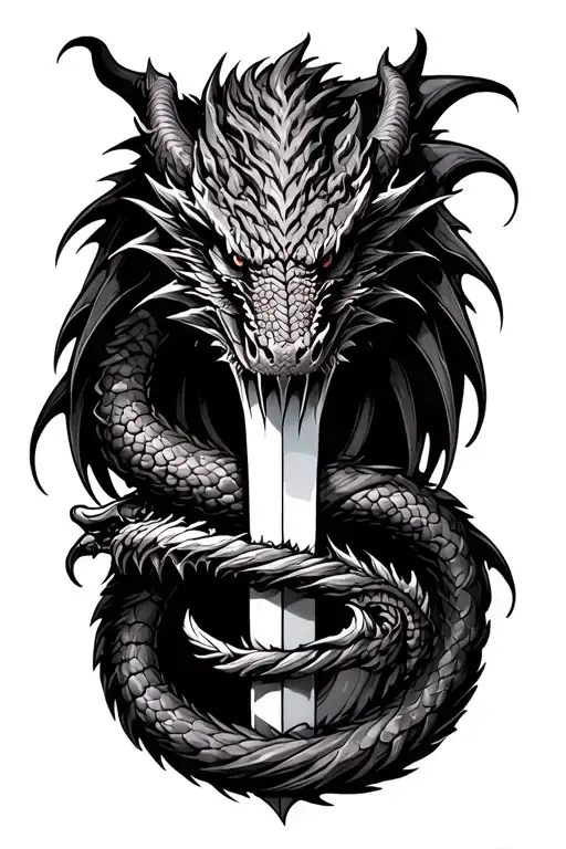 Dragon Dagger Wrapped