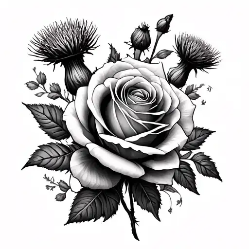 Thistles And Roses