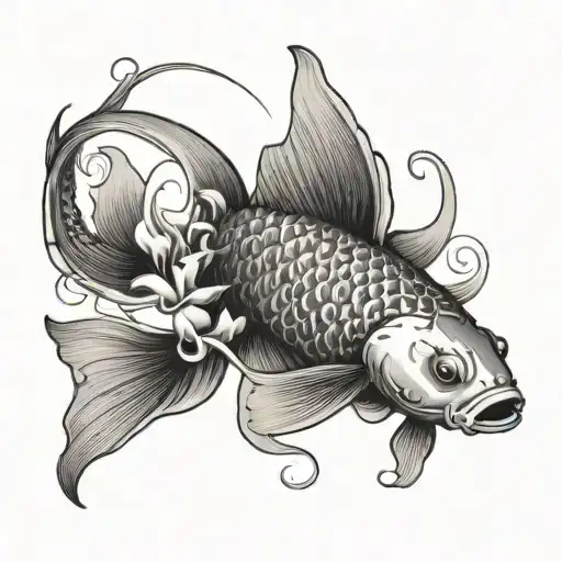 Koi Fish And Perseverance