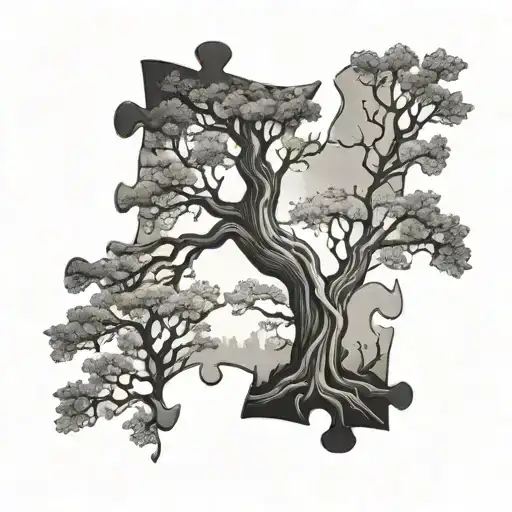 Tree Puzzle Piece