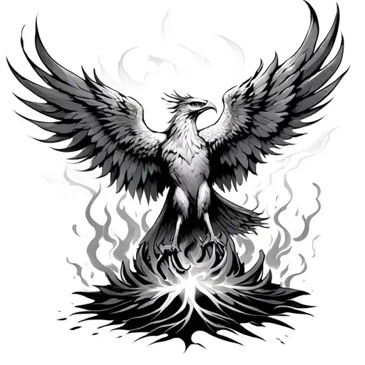 Phoenix Rising From The Ashes