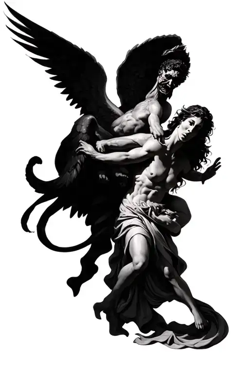 Angels Fighting Demons