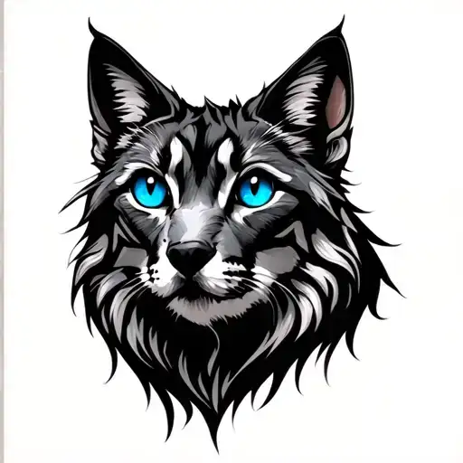 Animal With Blue Eyes