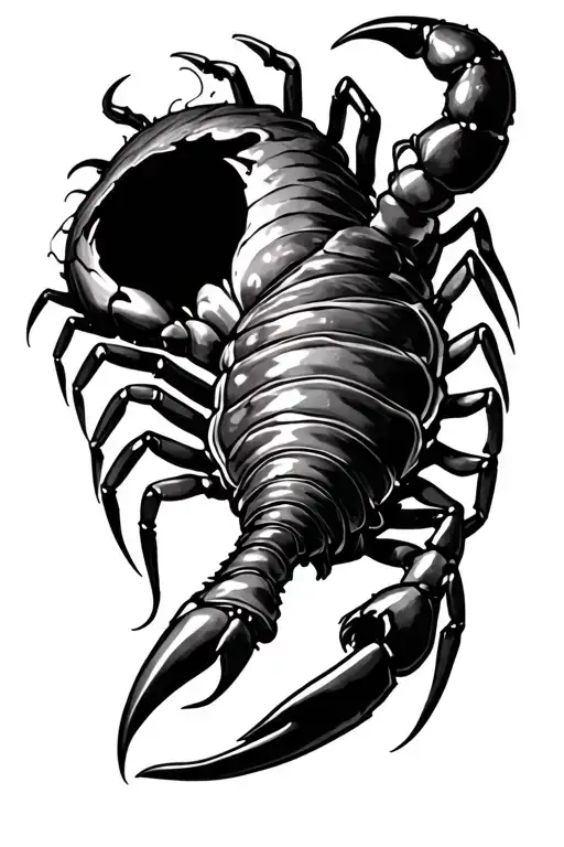 Scorpion With A Black Hole On The Stinger