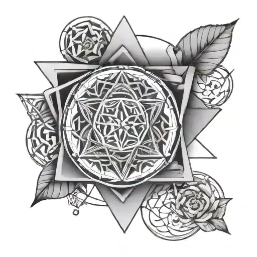 Sacred Geometry Tattoo Design