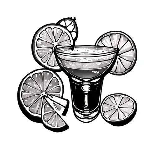 Small Margarita Cocktail Glass