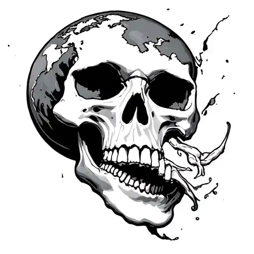 Skull Eating The World