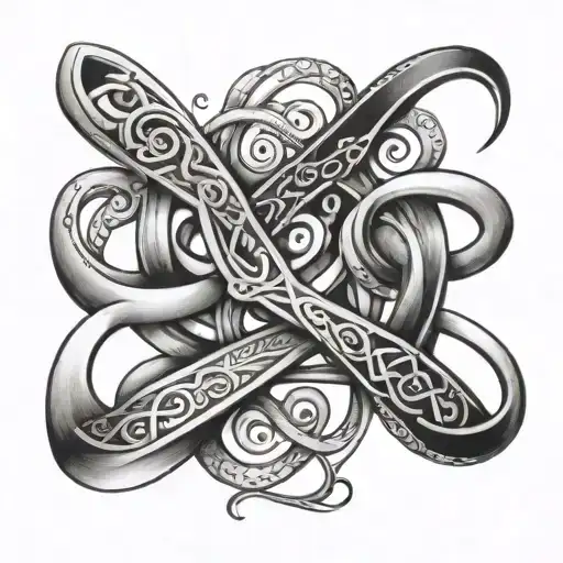Infinity Symbol With 7 Names