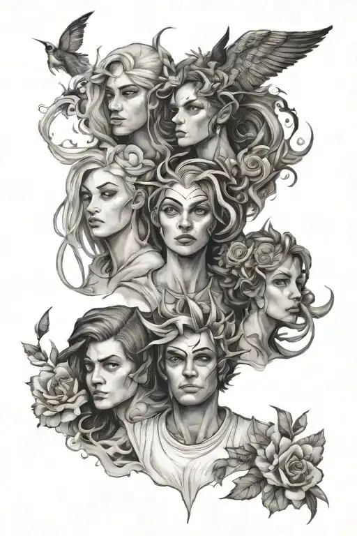 Something That Resembles A Group Of Four Friends